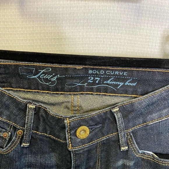 Levis | Dark‎ Wash Jeans Bold Curve Skinny Boot 27 - Picture 5 of 5